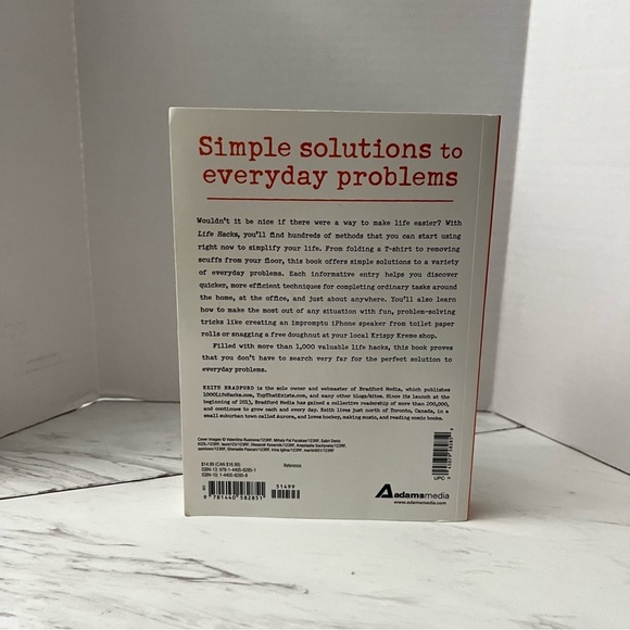 Life Hacks Keith Bradford Paper Back Book - Picture 8 of 9